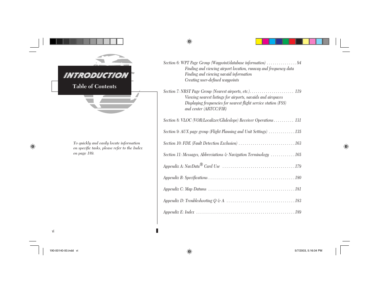 Introduction | Garmin GNS 430 User Manual | Page 8 / 204