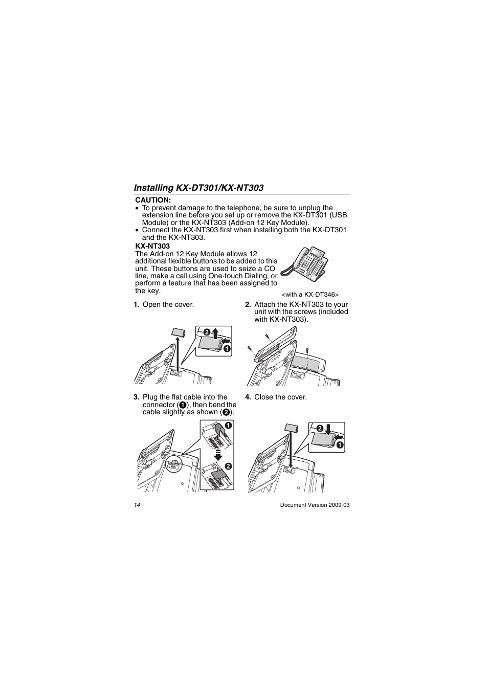 Panasonic kx-dt343 User Manual | Page 14 / 24