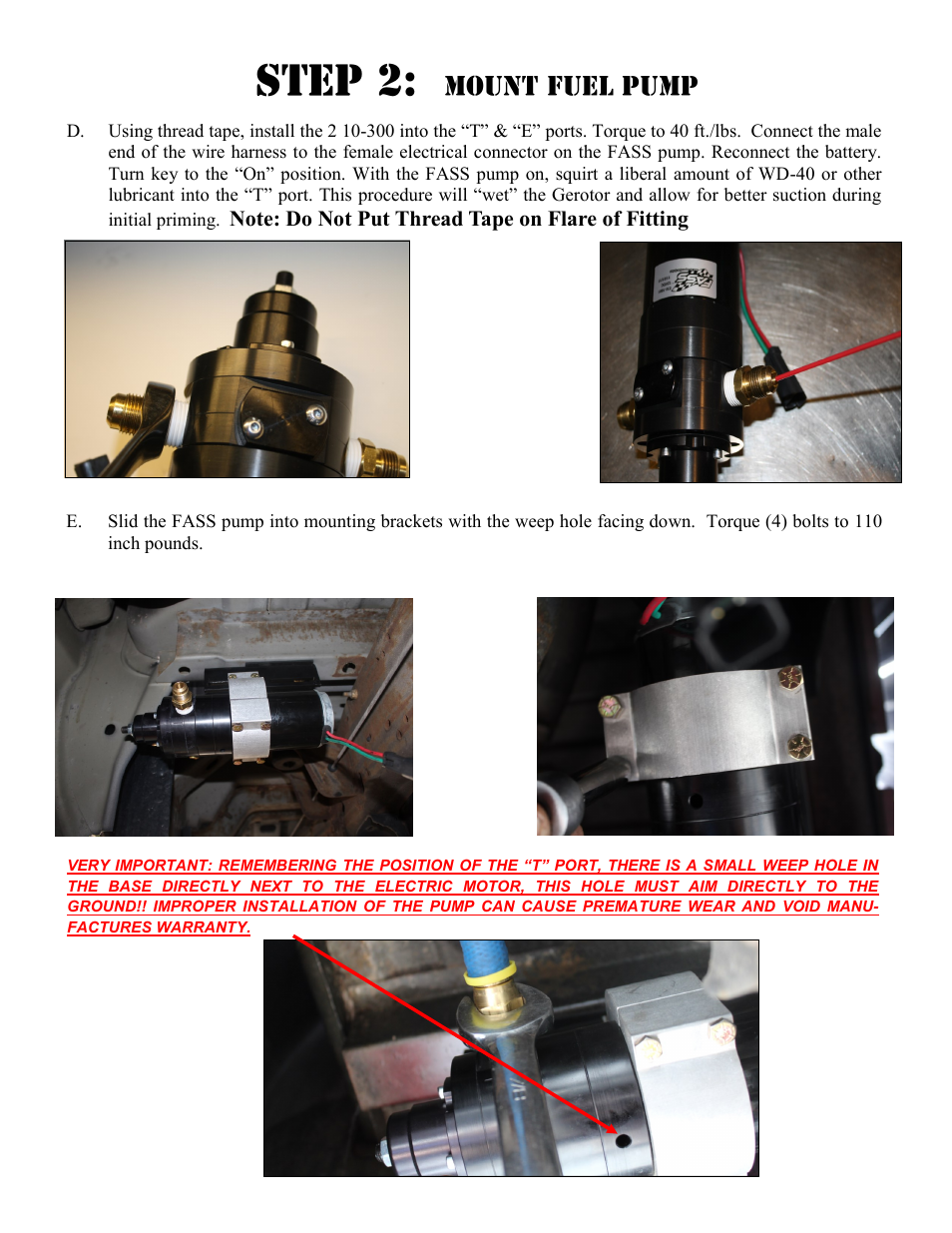 FASS FA F15 125G User Manual | Page 12 / 18