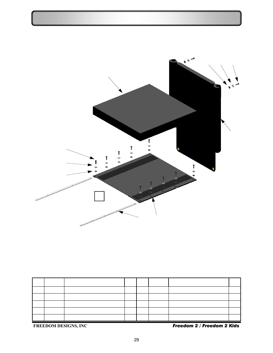 Upholstery | Freedom Designs Freedom 2 User Manual | Page 31 / 40