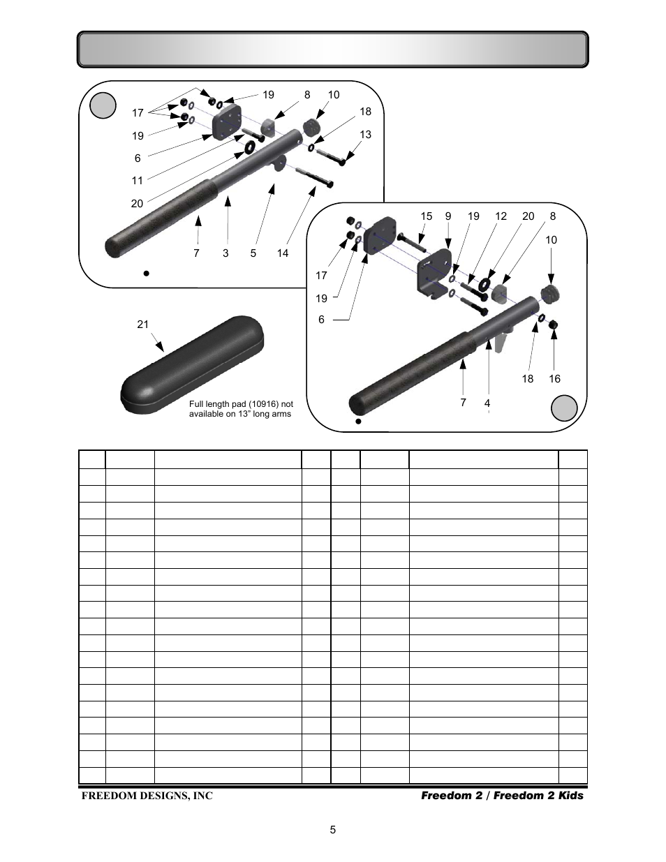Armrests—flip back, 1● flip back, Locking flip back | Freedom Designs Freedom 2 User Manual | Page 7 / 40