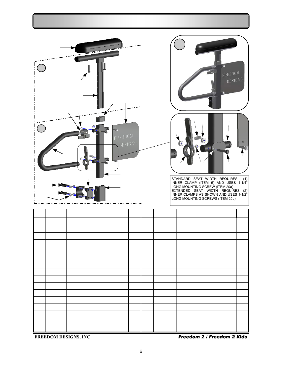Armrest—adjustable height | Freedom Designs Freedom 2 User Manual | Page 8 / 40