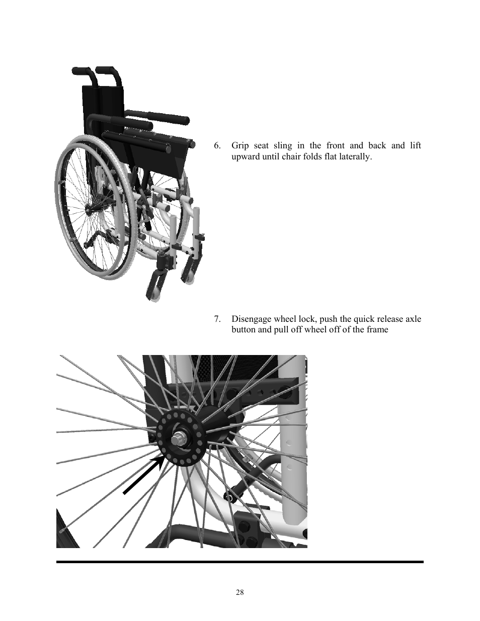 Folding the freedom 2/ freedom 2 kids continued | Freedom Designs Freedom 2 User Manual | Page 28 / 46