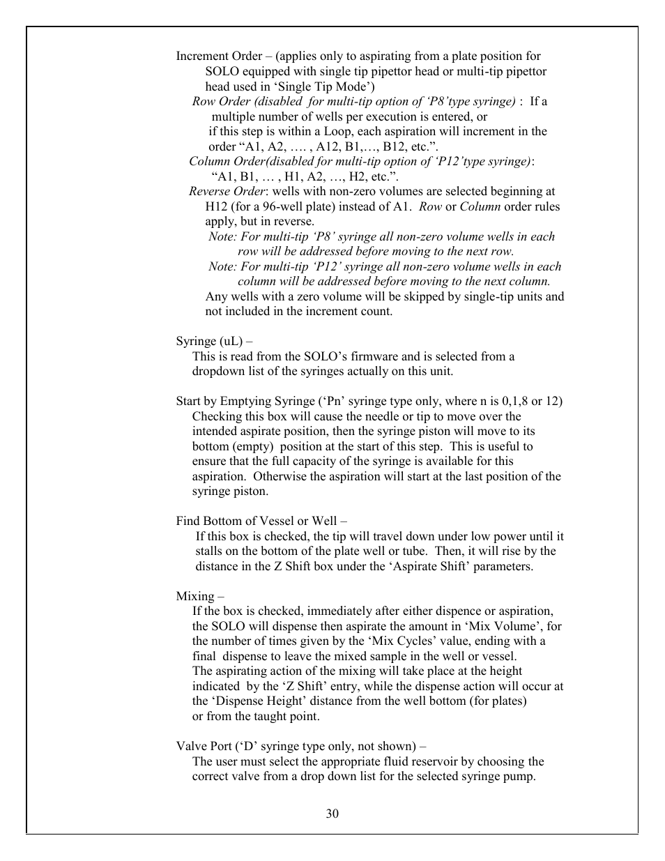 Hudson Robotics SOLO User Manual | Page 30 / 54
