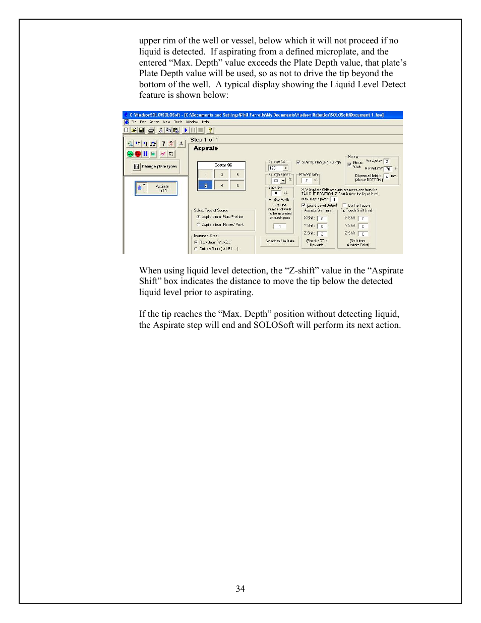 Hudson Robotics SOLO User Manual | Page 34 / 54