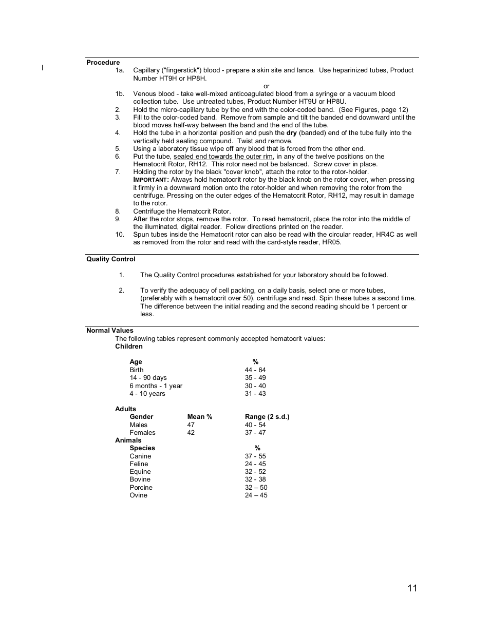 Iris Sample Processing Statspin® MP Multipurpose Centrifuge User Manual | Page 15 / 19