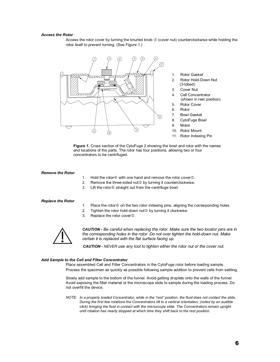 Iris Sample Processing StatSpin® CytoFuge 2 Compact Cytocentrifuge System User Manual | Page 10 / 16