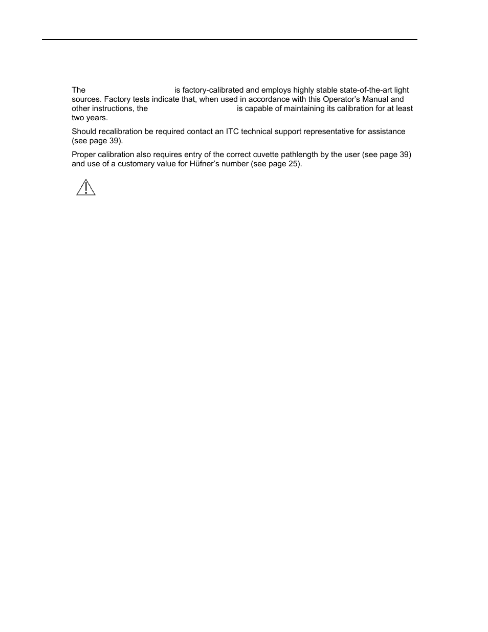 Calibration | ITC Avoximeter 1000E Whole Blood Oximeter User Manual | Page 18 / 82