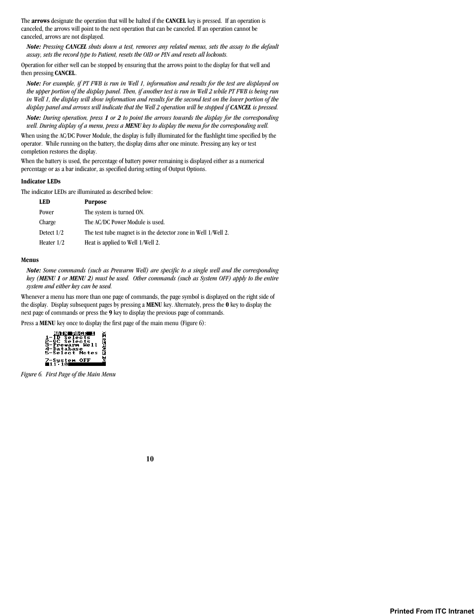 ITC Hemochron Response Whole Blood Coagulation System User Manual | Page 10 / 44