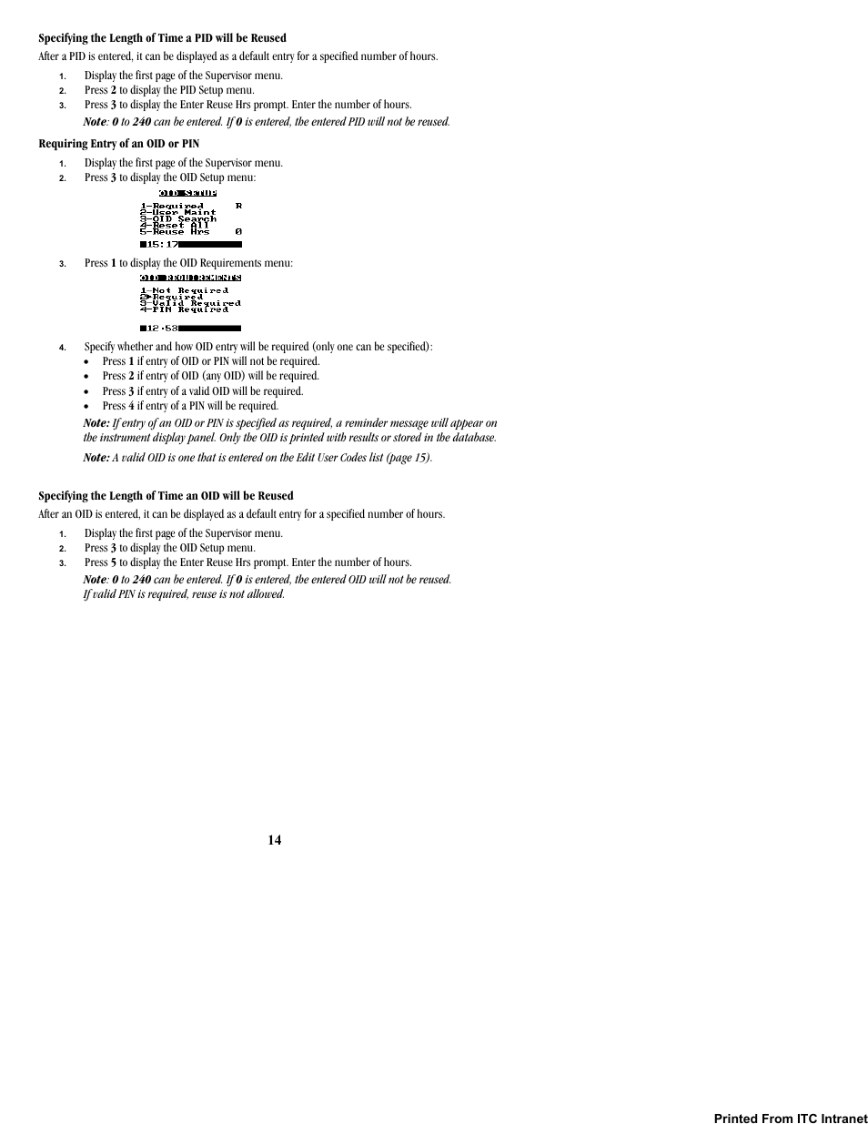 ITC Hemochron Response Whole Blood Coagulation System User Manual | Page 14 / 44