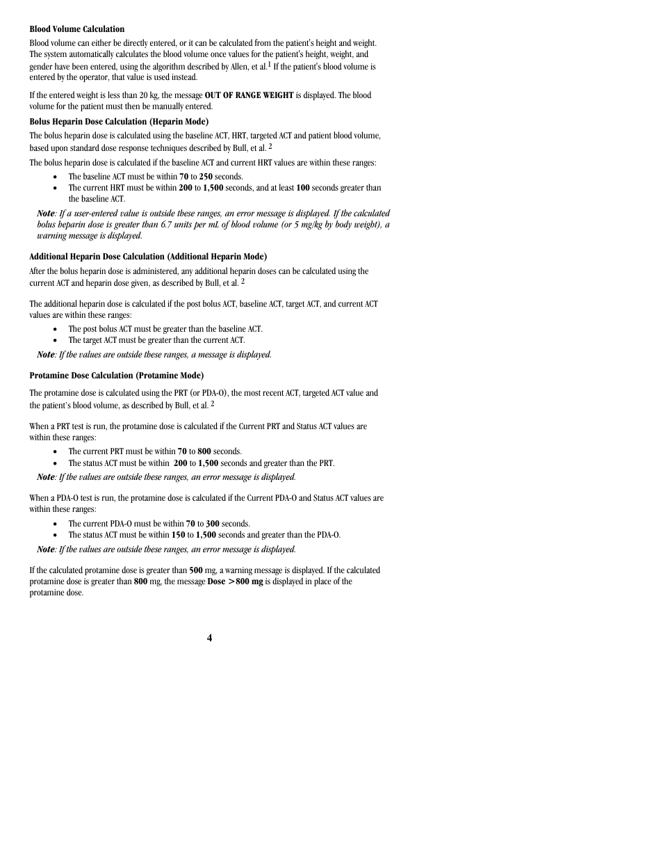 ITC Hemochron Response Whole Blood Coagulation System User Manual | Page 4 / 24
