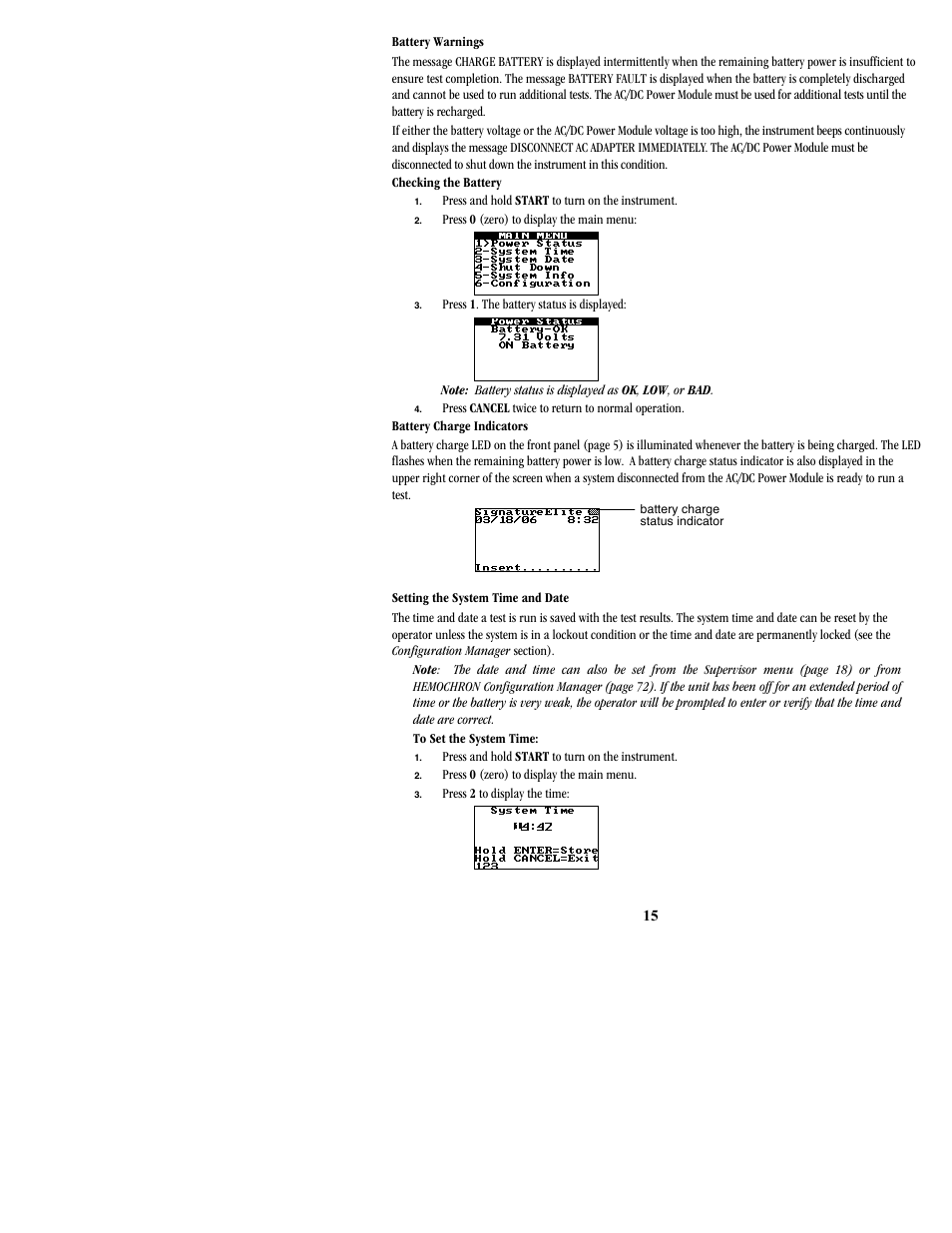 ITC Hemochron Signature Elite Whole Blood Microcoagulation System User Manual | Page 15 / 84