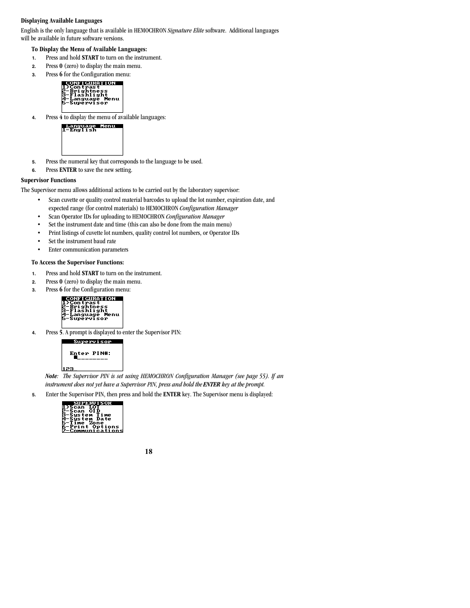 ITC Hemochron Signature Elite Whole Blood Microcoagulation System User Manual | Page 18 / 84
