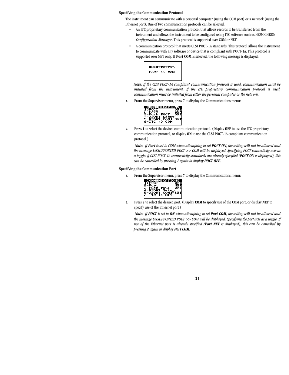 ITC Hemochron Signature Elite Whole Blood Microcoagulation System User Manual | Page 21 / 84