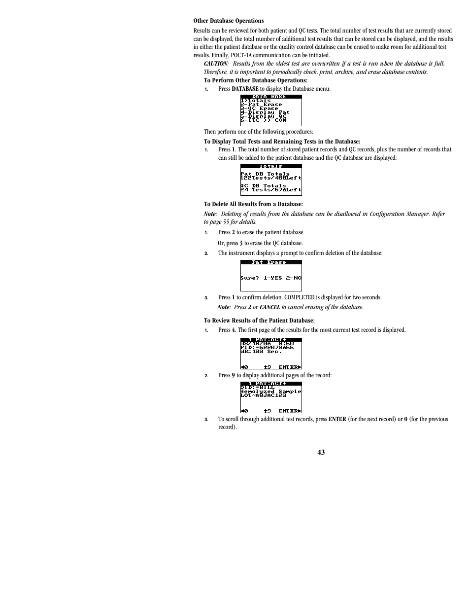 ITC Hemochron Signature Elite Whole Blood Microcoagulation System User Manual | Page 43 / 84