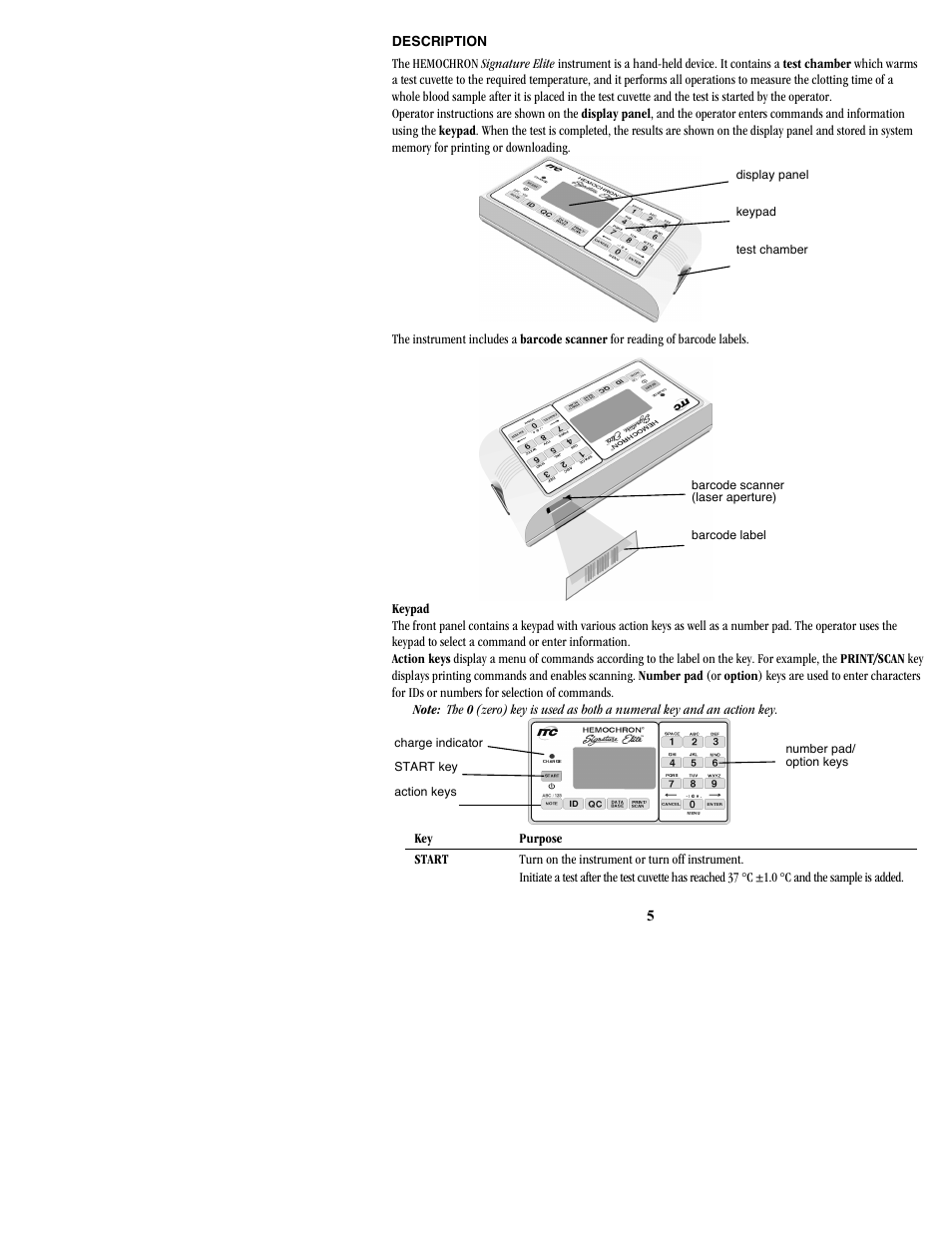 ITC Hemochron Signature Elite Whole Blood Microcoagulation System User Manual | Page 5 / 84