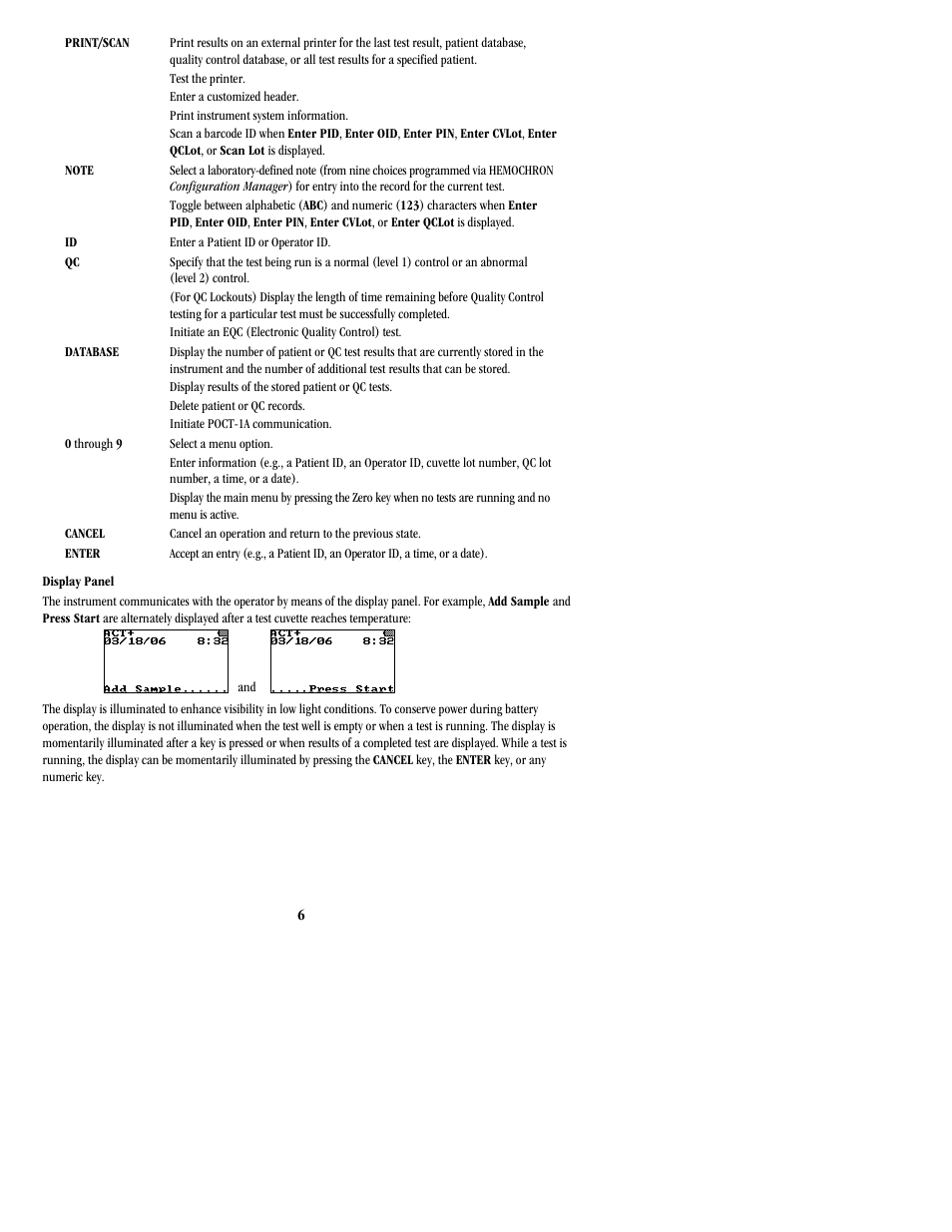ITC Hemochron Signature Elite Whole Blood Microcoagulation System User Manual | Page 6 / 84