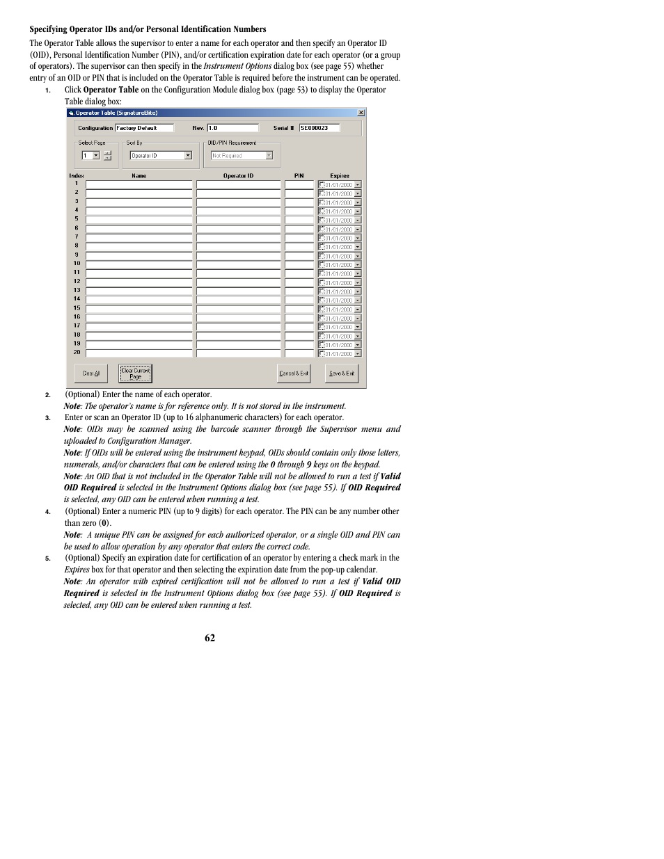 ITC Hemochron Signature Elite Whole Blood Microcoagulation System User Manual | Page 62 / 84