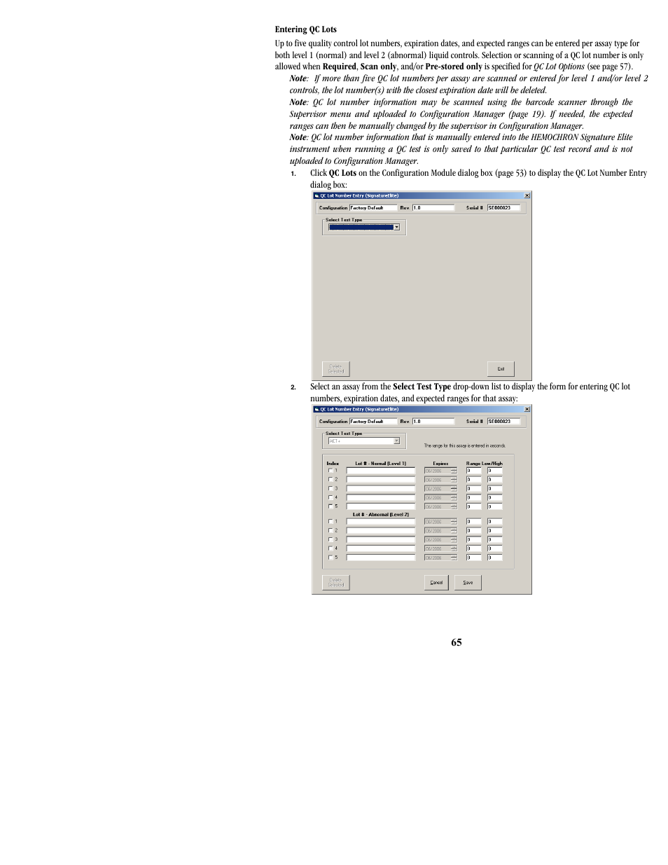 ITC Hemochron Signature Elite Whole Blood Microcoagulation System User Manual | Page 65 / 84
