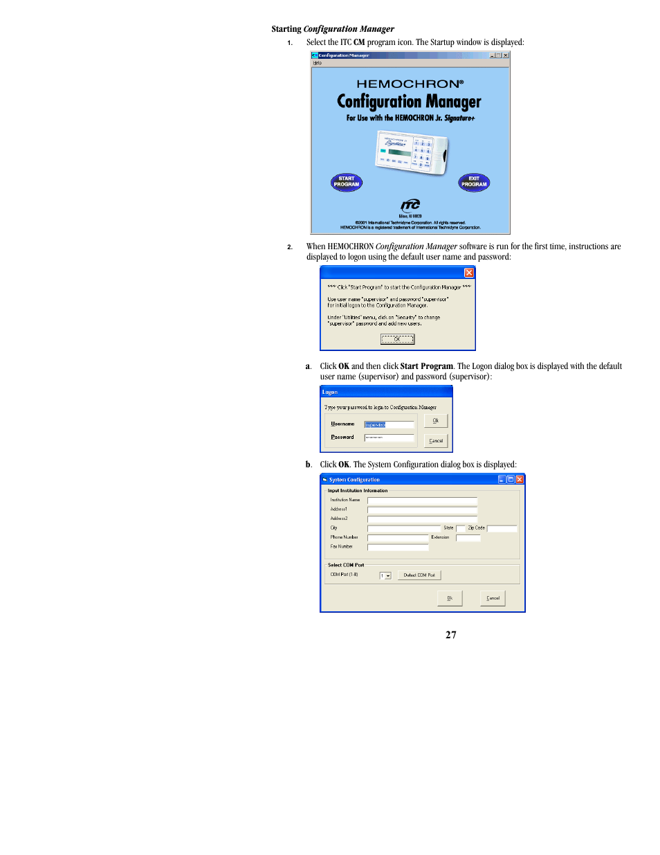 ITC Hemochron Signature+ Whole Blood Microcoagulation System User Manual | Page 27 / 52