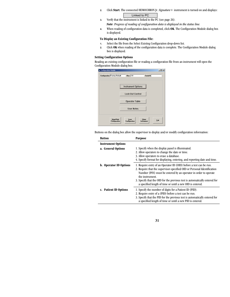 ITC Hemochron Signature+ Whole Blood Microcoagulation System User Manual | Page 31 / 52