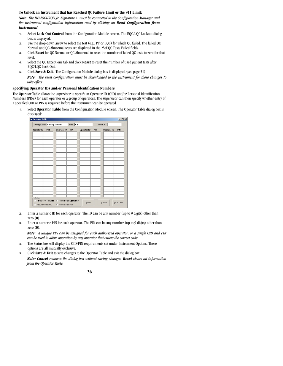 ITC Hemochron Signature+ Whole Blood Microcoagulation System User Manual | Page 36 / 52