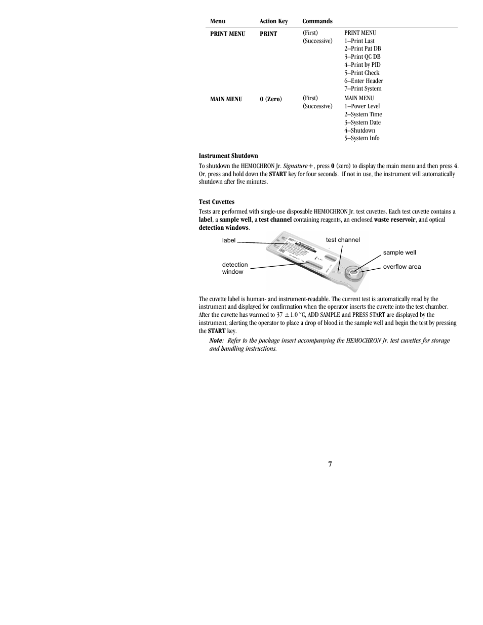 ITC Hemochron Signature+ Whole Blood Microcoagulation System User Manual | Page 7 / 52