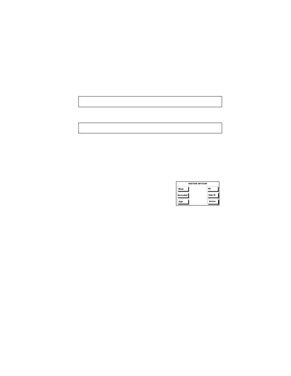 System settings, Overview, Setting options menu | ITC IRMA TruPoint Blood Analysis System User Manual | Page 97 / 170