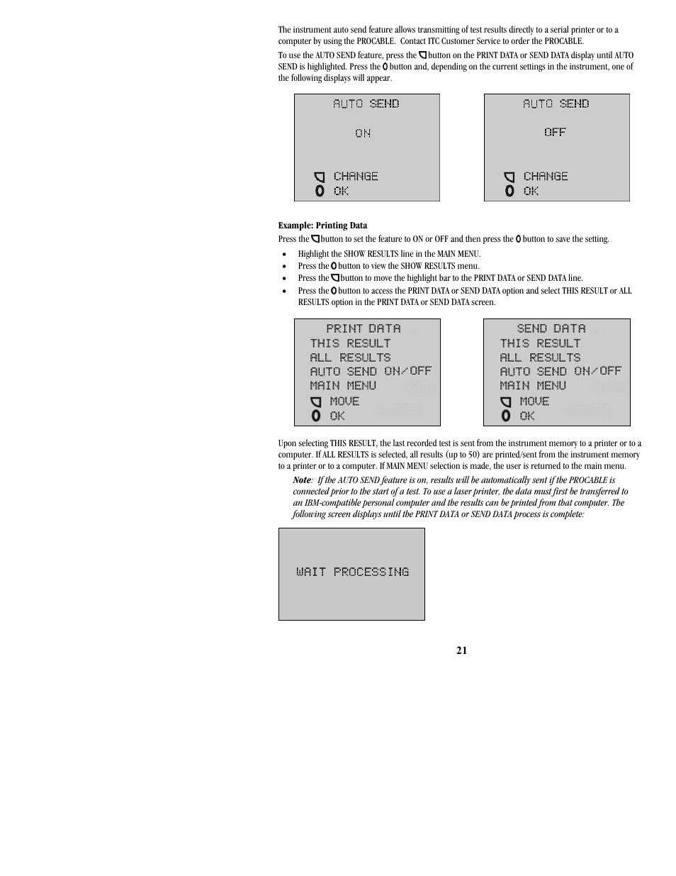 ITC ProTime Microcoagulation System User Manual | Page 21 / 40