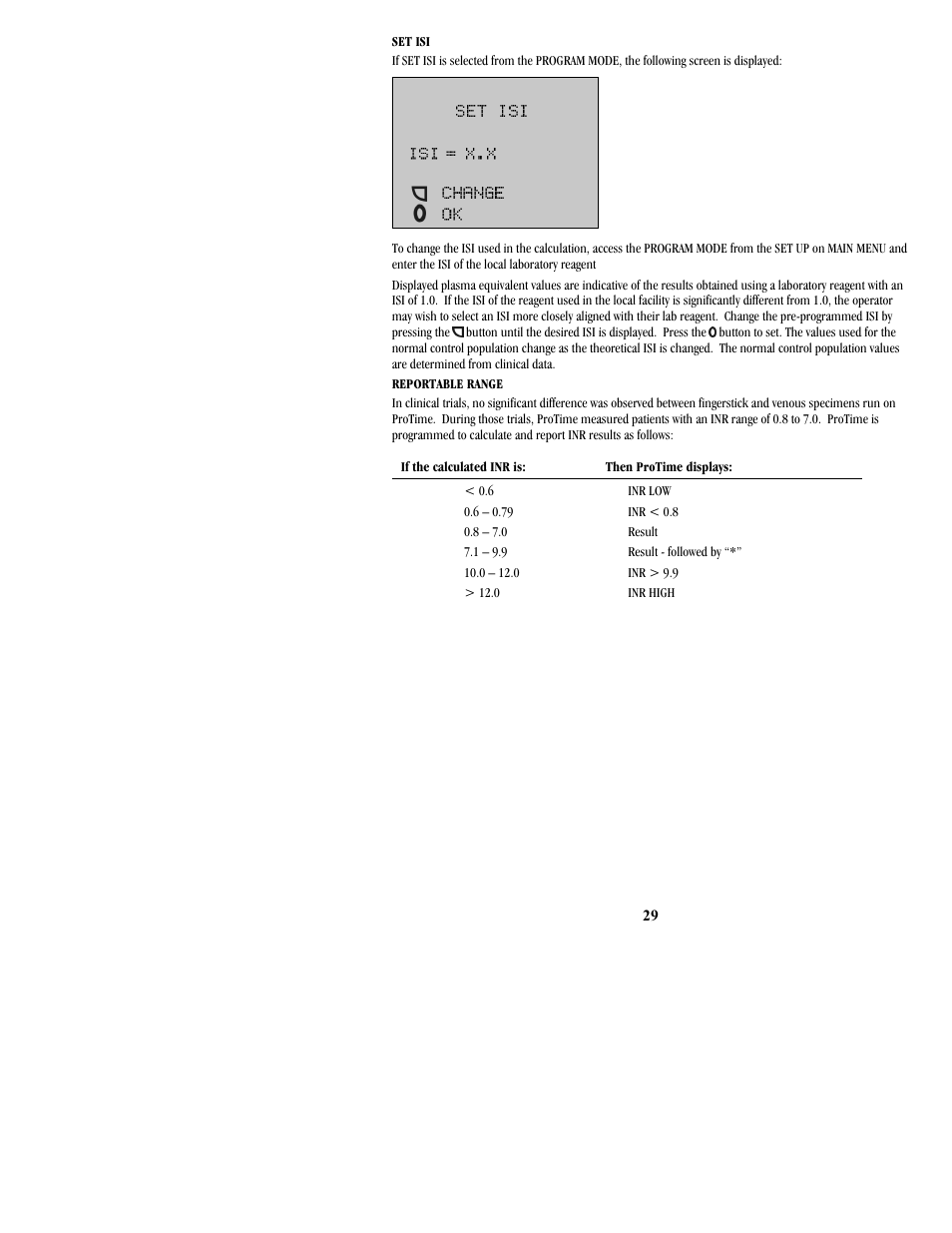 ITC ProTime Microcoagulation System User Manual | Page 29 / 40