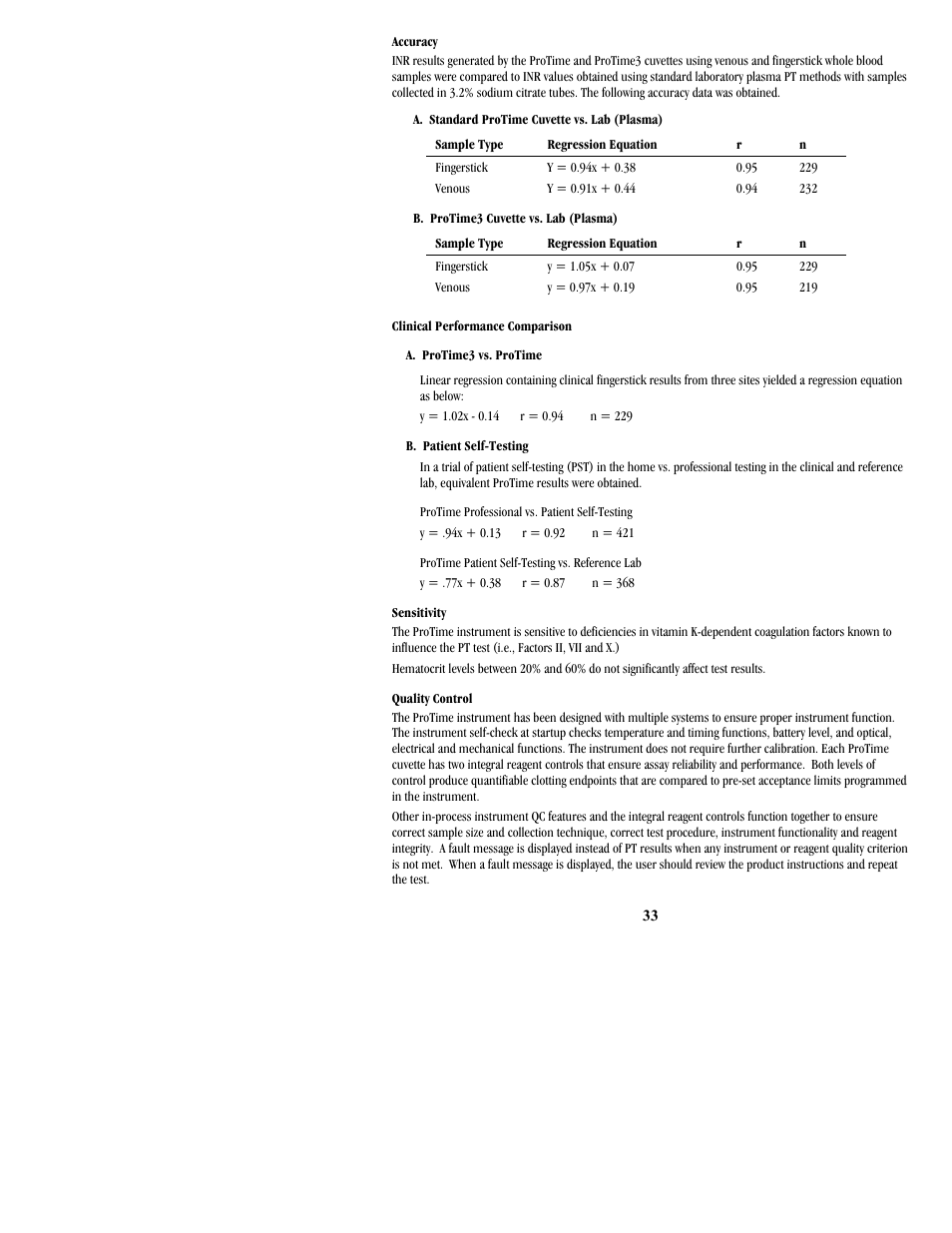 ITC ProTime Microcoagulation System User Manual | Page 33 / 40