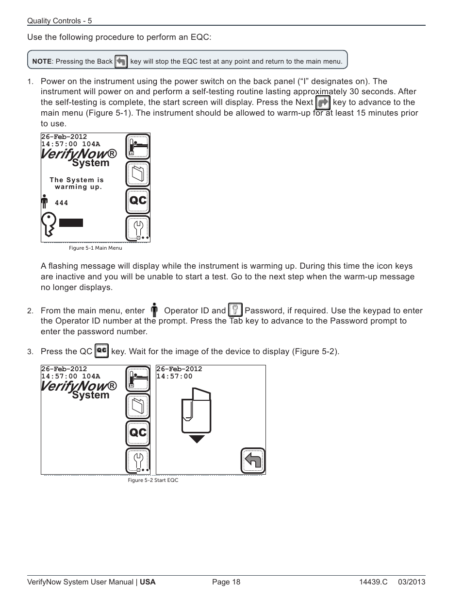 Verifynow, System | ITC VerifyNow System Platelet Reactivity Test User Manual | Page 22 / 104