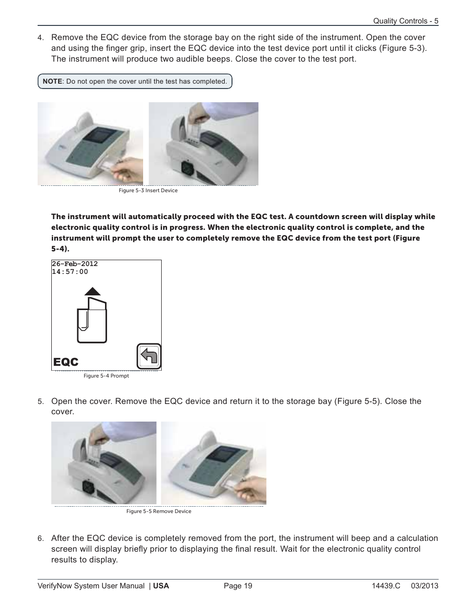 ITC VerifyNow System Platelet Reactivity Test User Manual | Page 23 / 104