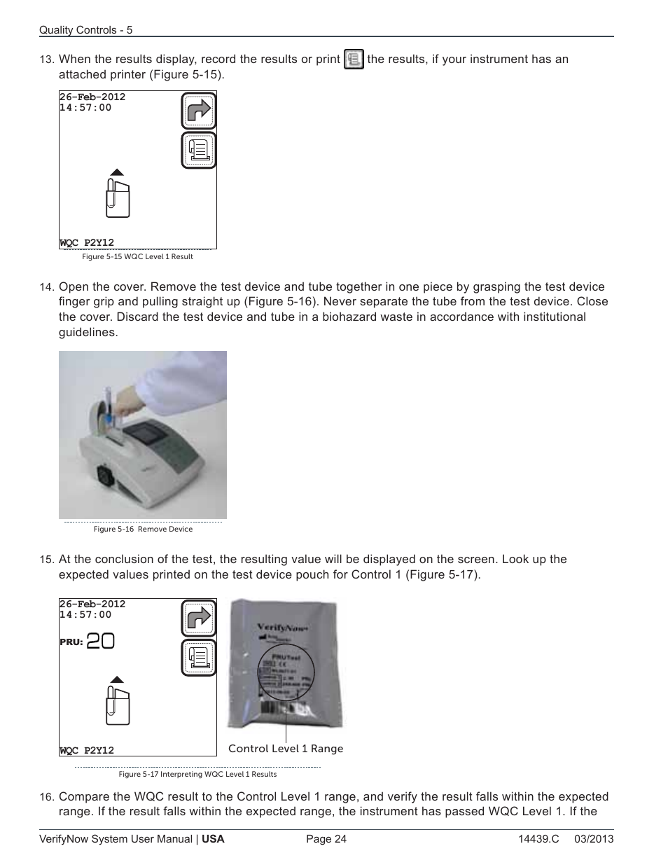 ITC VerifyNow System Platelet Reactivity Test User Manual | Page 28 / 104