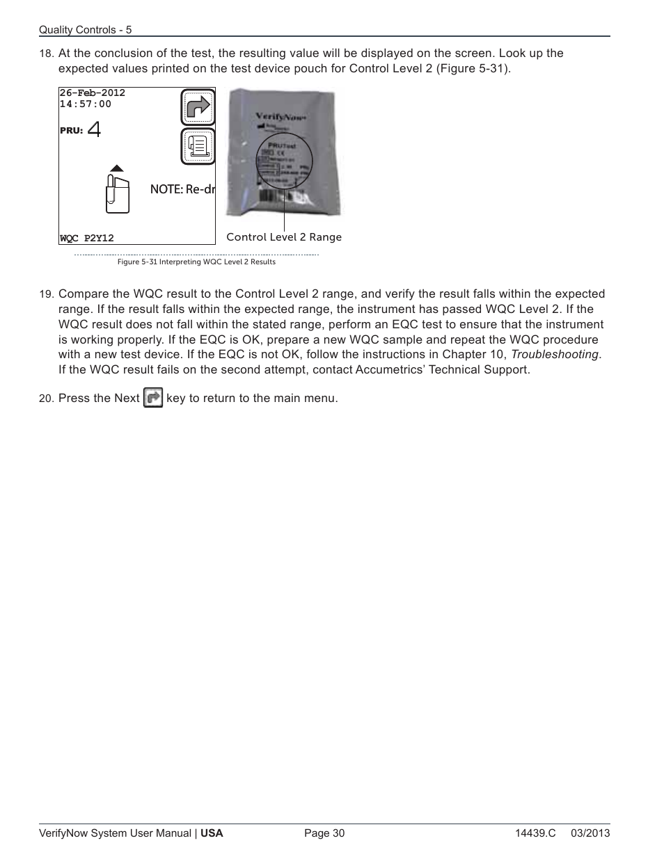 ITC VerifyNow System Platelet Reactivity Test User Manual | Page 34 / 104