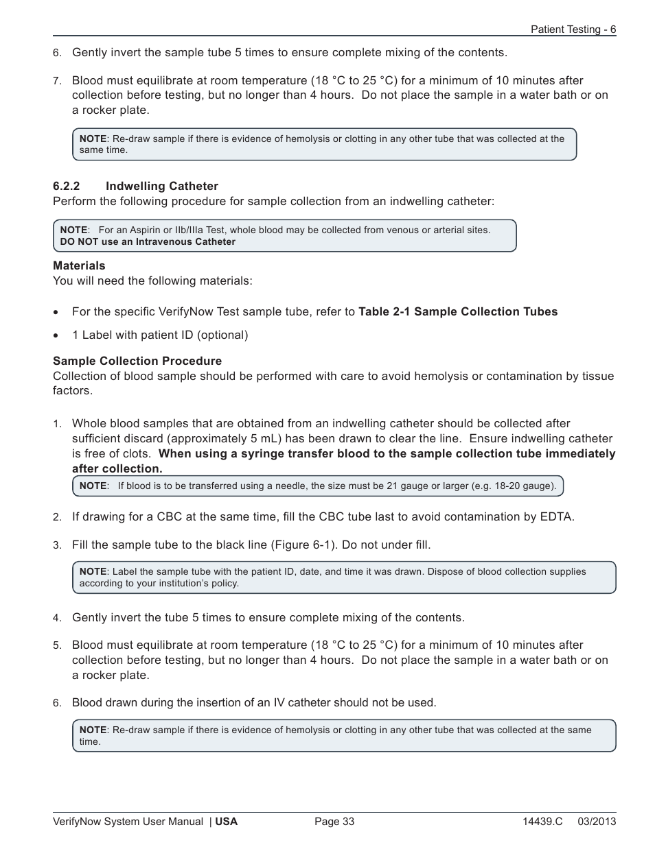 ITC VerifyNow System Platelet Reactivity Test User Manual | Page 37 / 104