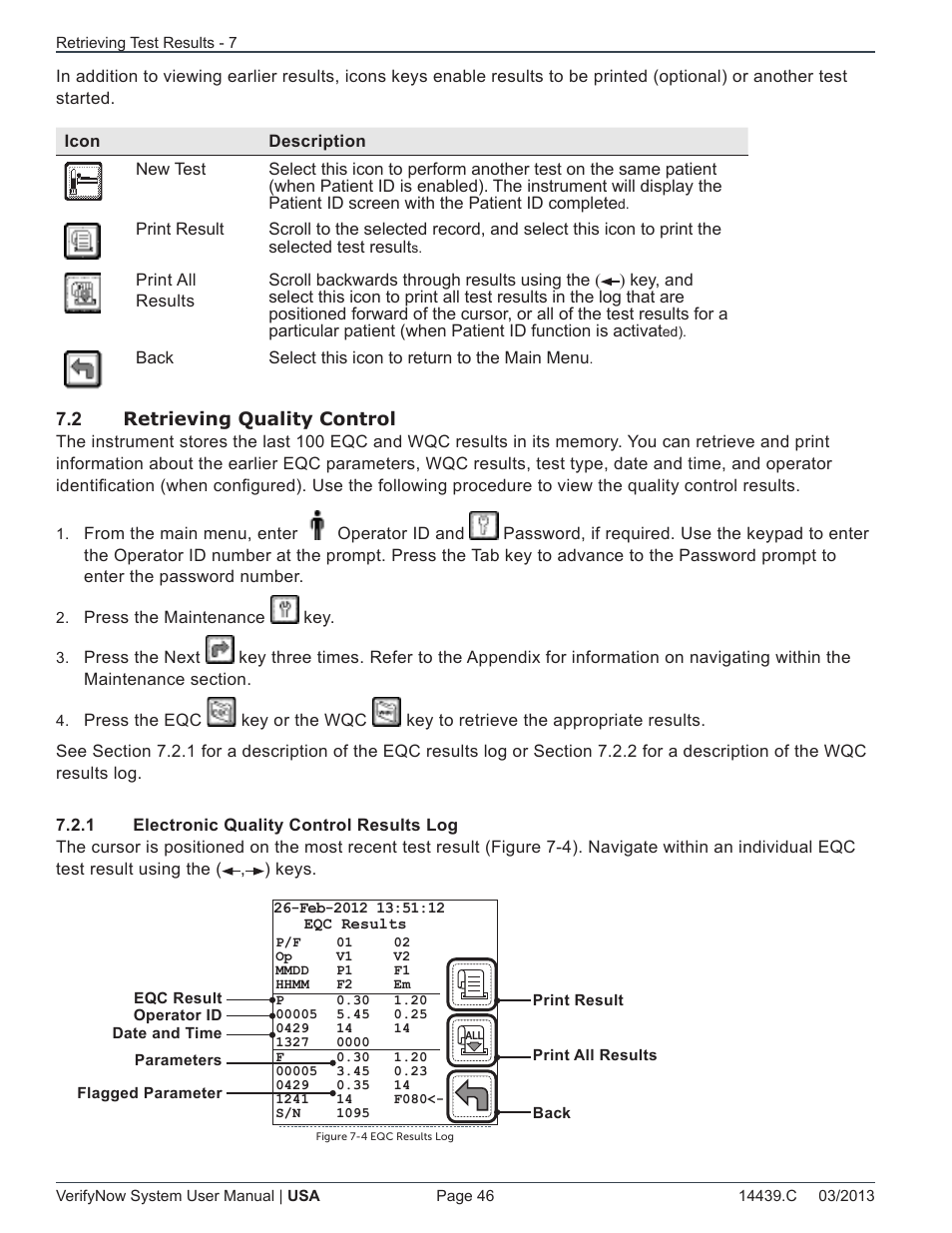 ITC VerifyNow System Platelet Reactivity Test User Manual | Page 50 / 104