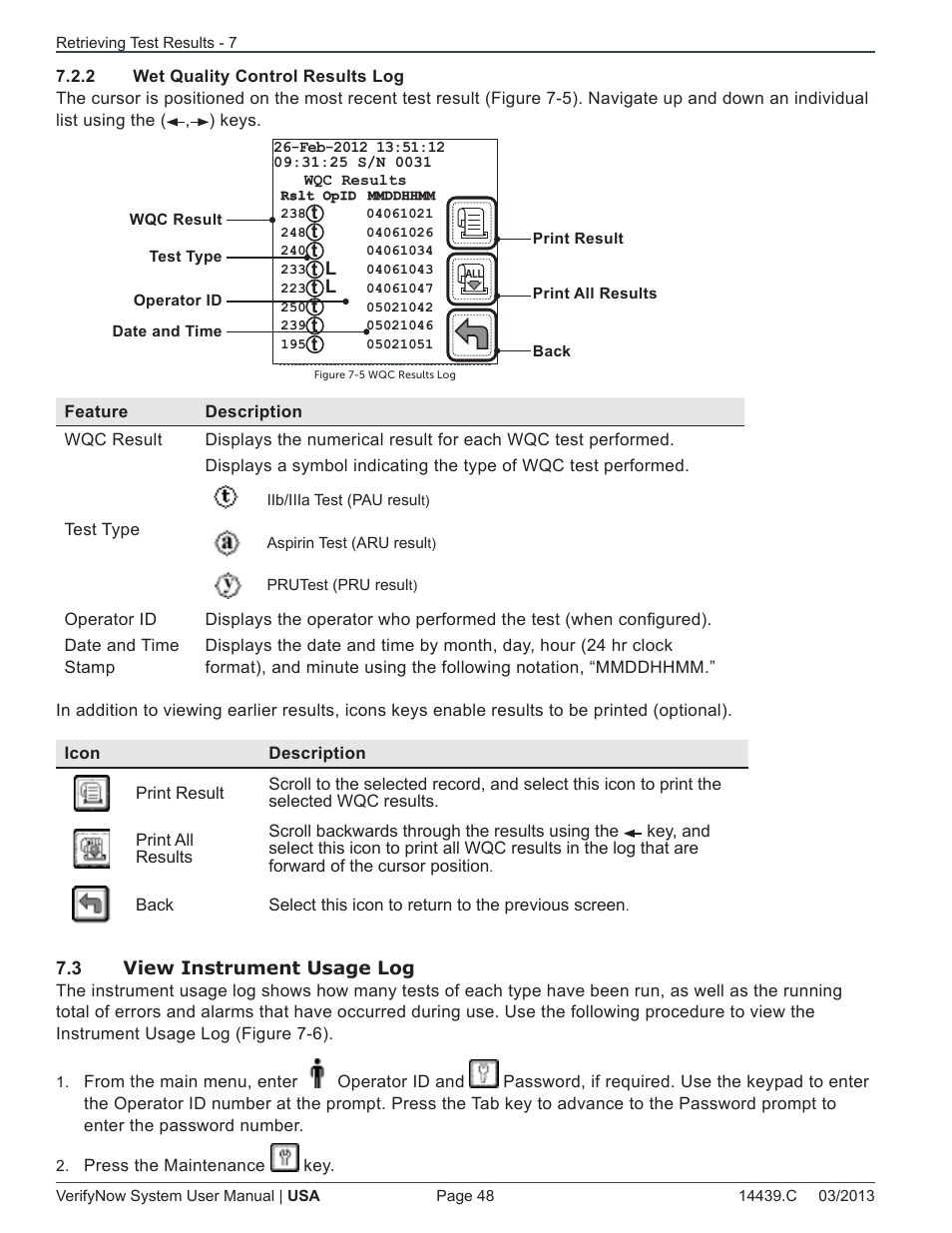 ITC VerifyNow System Platelet Reactivity Test User Manual | Page 52 / 104