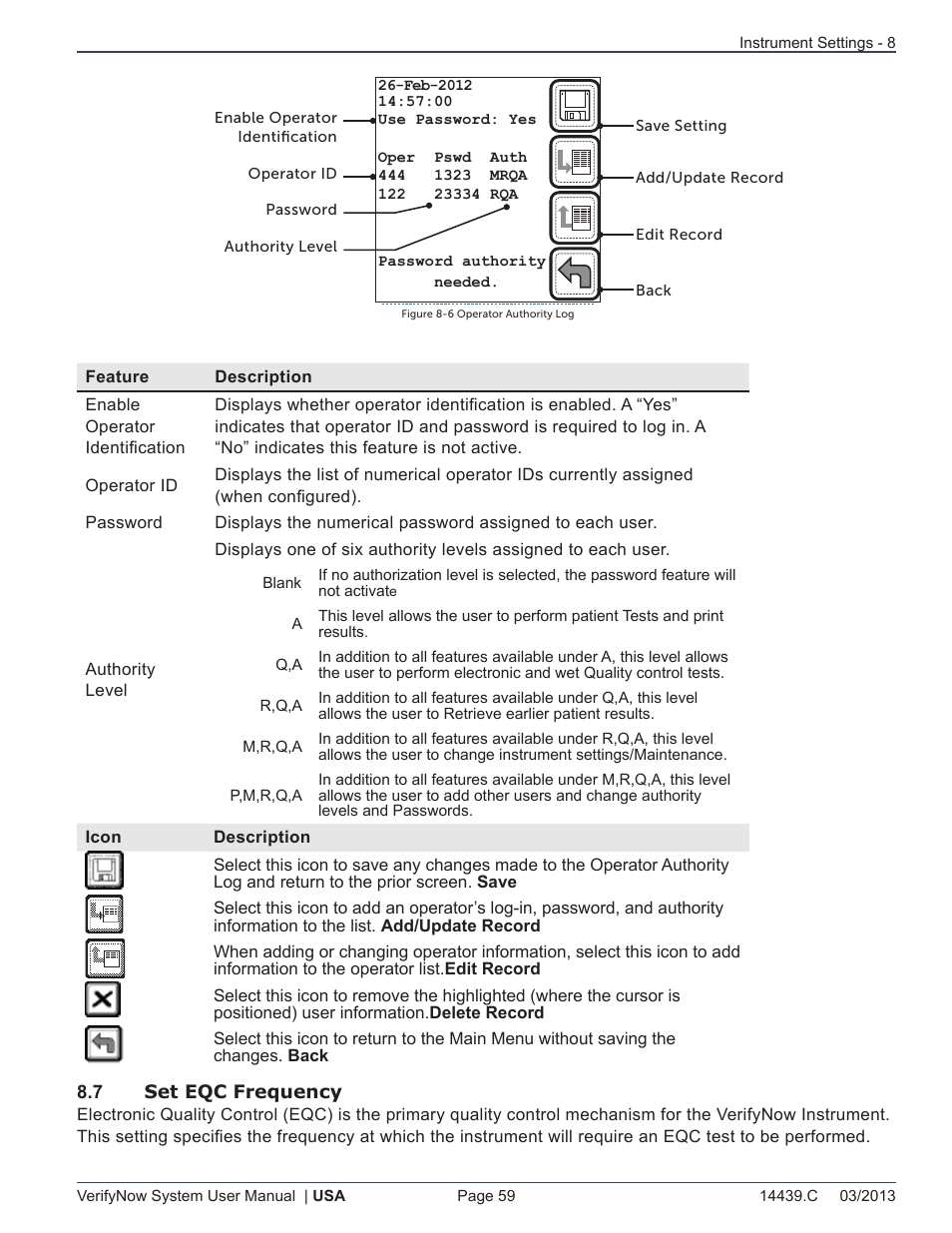 ITC VerifyNow System Platelet Reactivity Test User Manual | Page 63 / 104