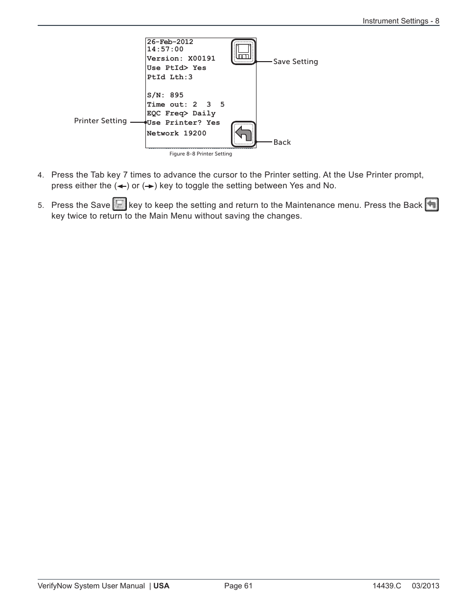ITC VerifyNow System Platelet Reactivity Test User Manual | Page 65 / 104