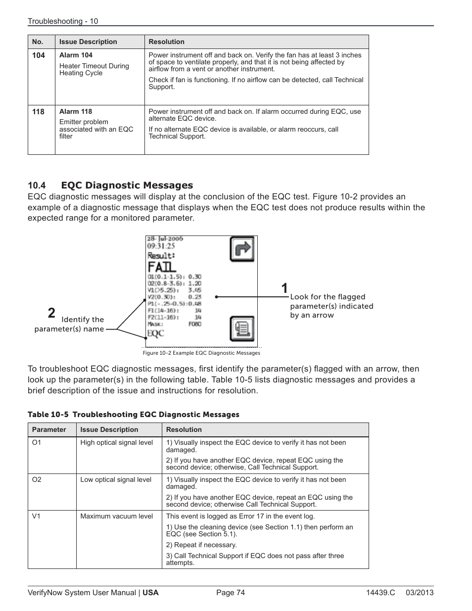 ITC VerifyNow System Platelet Reactivity Test User Manual | Page 78 / 104