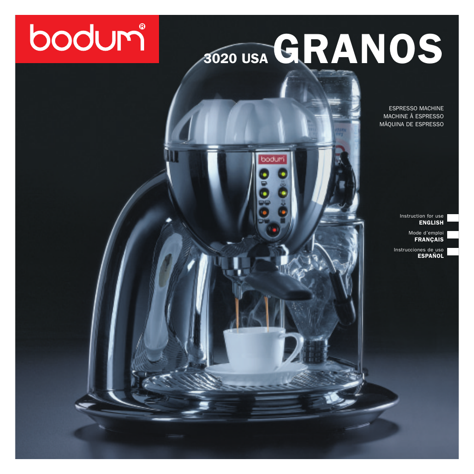 Bodum 3020 USA User Manual | 26 pages