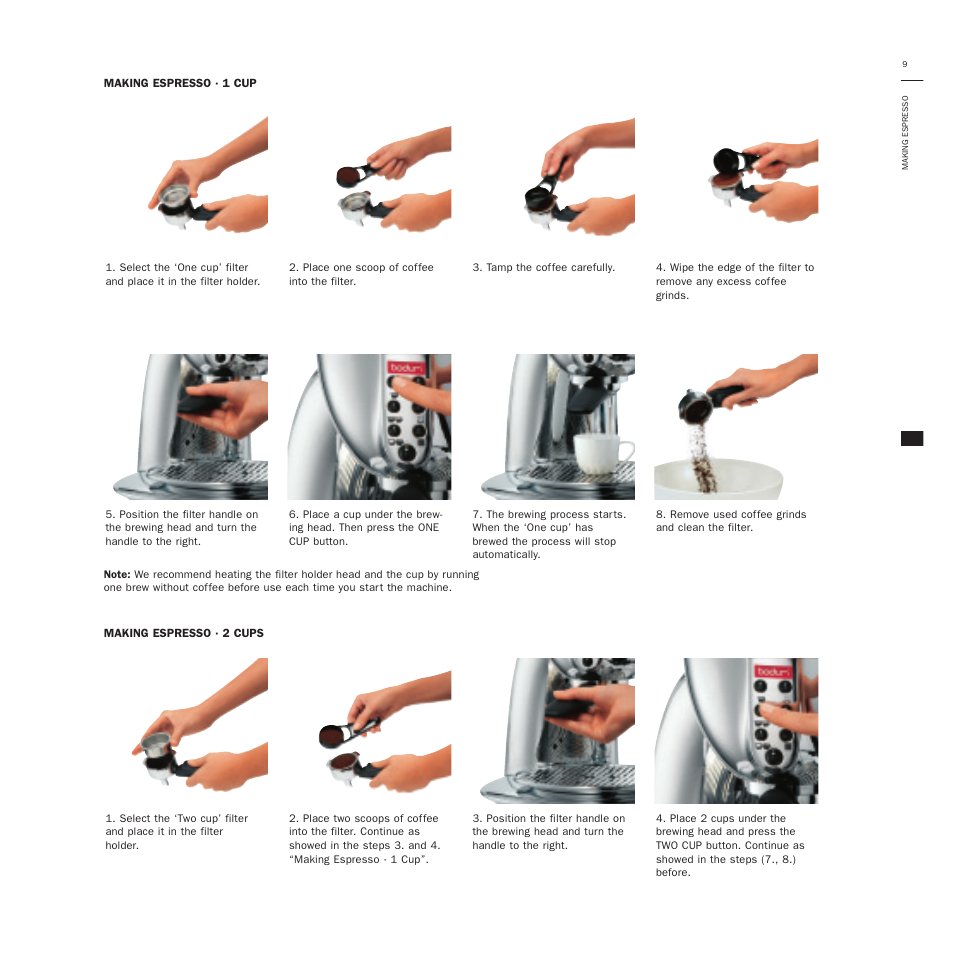 Bodum 3020 USA User Manual | Page 11 / 26