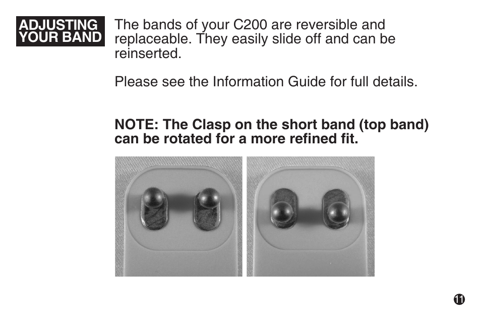 LifeTrak The Core C200 User Manual | Page 12 / 12