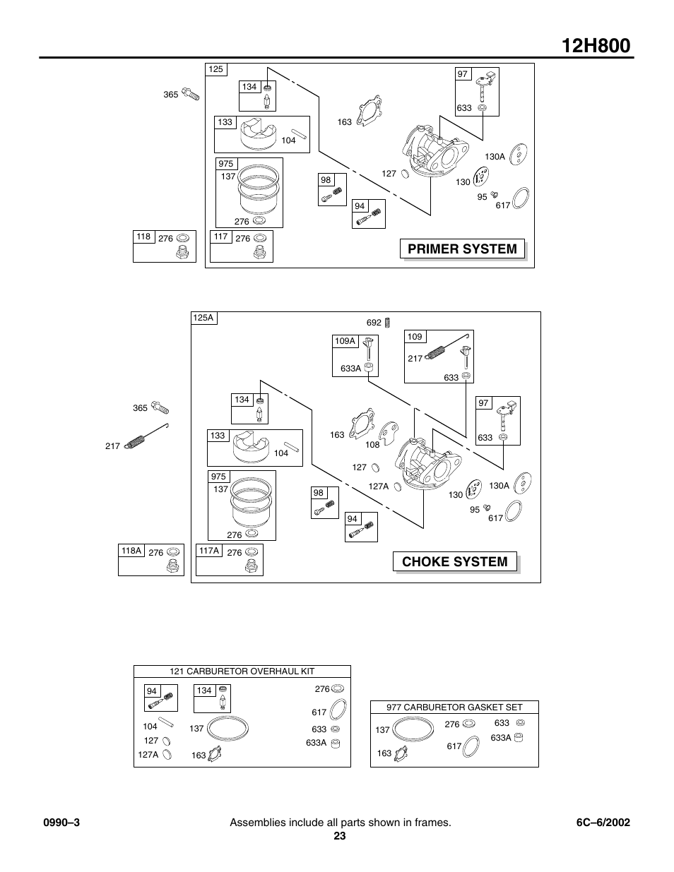 Choke system primer system | Craftsman 247.770550 User Manual | Page 23 / 54