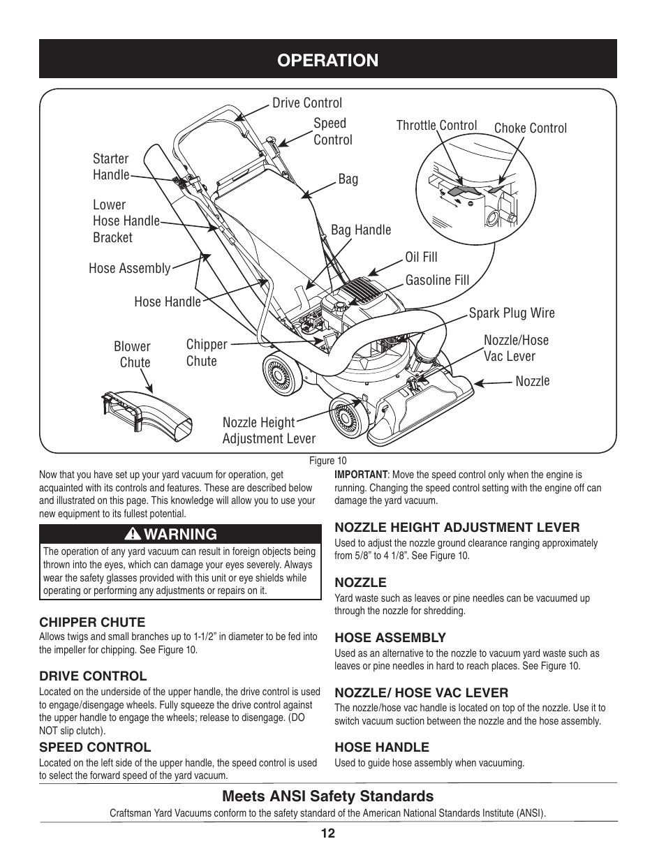 Operation | Craftsman 247.77013.0 User Manual | Page 12 / 64