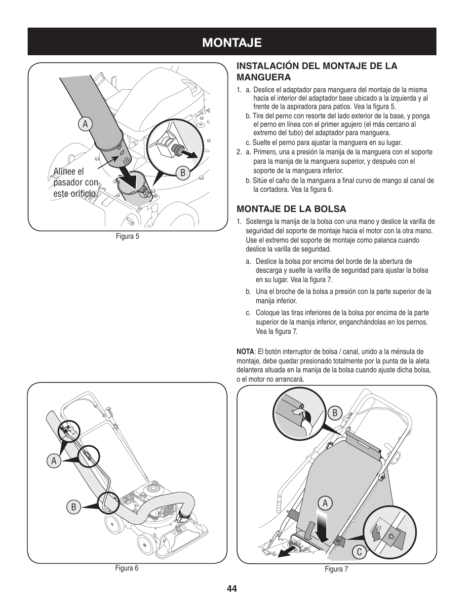 Montaje | Craftsman 247.77013.0 User Manual | Page 44 / 64