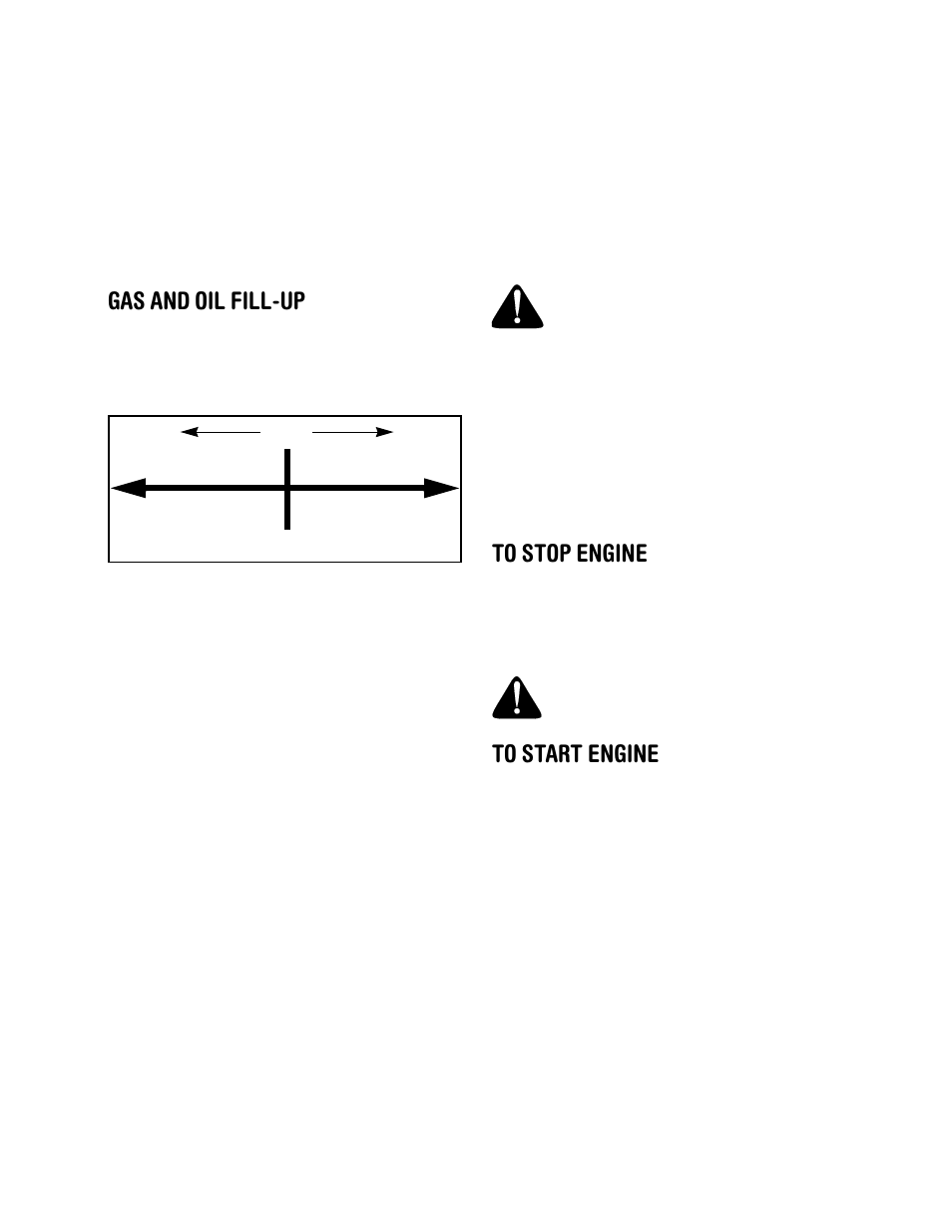 Gas and oil fill-up | Craftsman 247.770550 User Manual | Page 9 / 40
