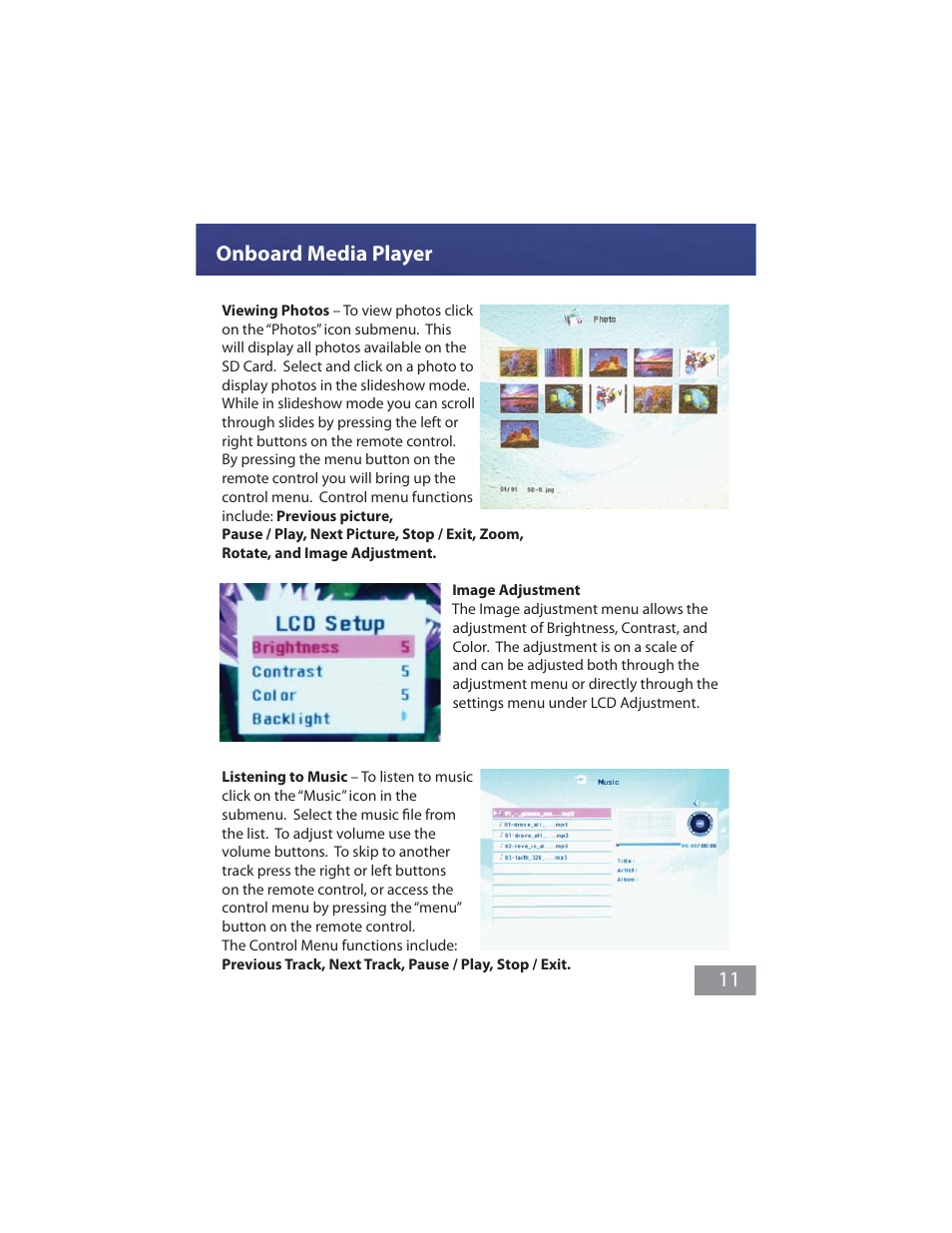 Onboard media player 11 | AAXA Technologies M1 Ultimate User Manual | Page 12 / 18