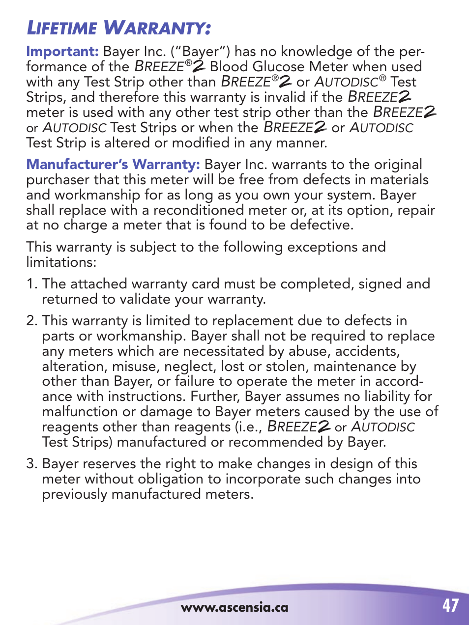 Bayer HealthCare 2 User Manual | Page 51 / 53